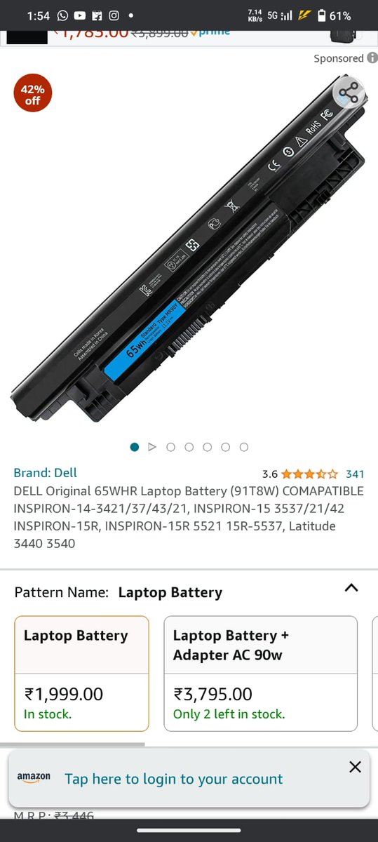 prathamkumar708's tweet photo. My Amazon Scam Nightmare: A Cautionary Tale:-

1/ 😱 Beware! I recently fell victim to an Amazon scam, and I want to share my story to raise awareness and protect fellow online shoppers. It all started when I ordered a 65W laptop battery through cash on delivery. #Amazon #SCAM https://t.co/PdHsPS0Zym
