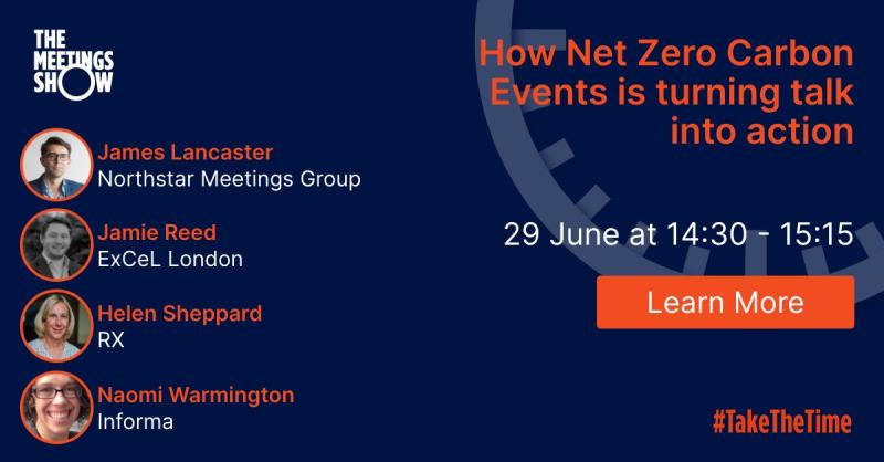 📅 See you there? This session at The Meetings Show will offer urgent education and inspiration for your net zero journey 

Register: ow.ly/IQIK50OTwPb

#NetZeroCarbonEvents #eventprofs #events #meetingprofs #netzero #climatechange #exhibitions #meetings #businesstravel