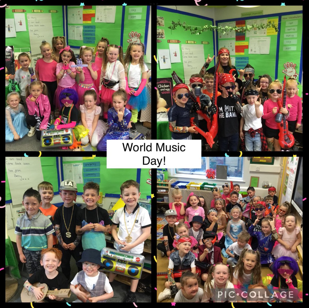 Class R are enjoying World Music Day! 🎶 🎵 🎤