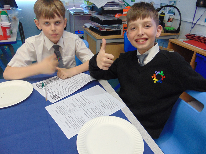 PatchwayC_S's tweet photo. In term five, Patchway community school had a French breakfast where Year 7 students got the chance to explore different French cuisine, including a pain au chocolat, brioche buns and a sample of a diablo menthe (mint squash and fizzy water). https://t.co/Nc3Q3qmnYN