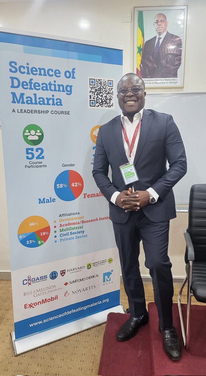 Attending this week the science of defeating malaria course in Dakar..very insightful!!