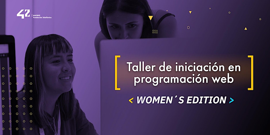 42MadridFTef's tweet image. 👩‍💻💥 ¡Atención mujeres apasionadas por la tecnología! ¿Quieres dominar el arte de la #ProgramaciónWeb? 💪✨

¡Te invitamos a nuestro taller de iniciación gratuito el 13 de julio! 

⏰ De 11:00 a 14:00h 
📍Distrito Telefónica, Edificio Norte 3

eventbrite.es/e/entradas-tal…