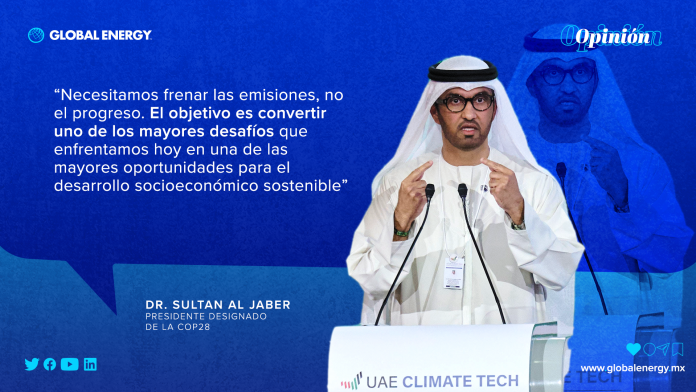 GlobalEnergyMEX's tweet photo. En el marco de la #UAEClimateTech, en Abu Dhabi, H. E. Dr. Sultan Ahmed Al Jaber, CEO de @ADNOCGroup, las acciones que los Emiratos emprenderán para conseguir hacer una diferencia en el planeta.
https://t.co/uhgkziVw69
#energynews #COP28 #ADNOC #alternativas #sostenibilidad https://t.co/CRveMVzMAJ