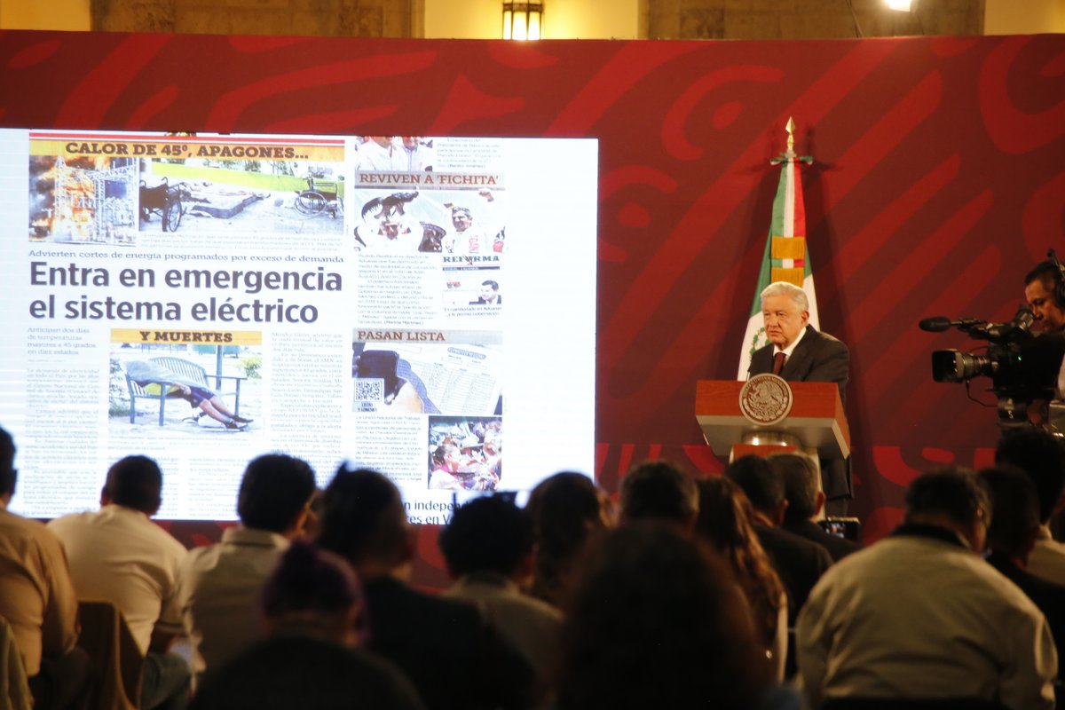 #Corroborado | Falso que el sistema eléctrico nacional haya entrado en emergencia como afirma el periódico Reforma

➡️ntp.re/j5bth
📷Gustavo Torres
