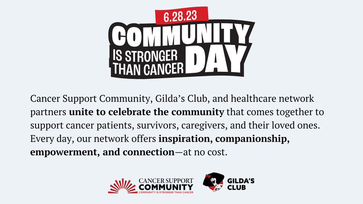 CSCArizona's tweet image. Share our messages using hashtags #CelebrateCSCGC #CommunityIsStrongerThanCancer to help us raise awareness of our free support services for those impacted by cancer.