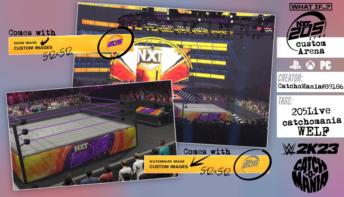What if? @WWENXT #205Live uploaded. #WWE2K23 @WWEgames