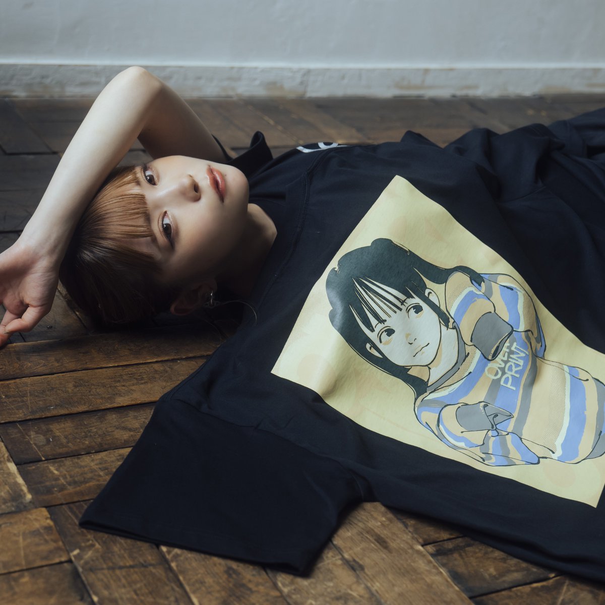 over print POP ART Tee Ver.8 2XL 眼岸ぷりん