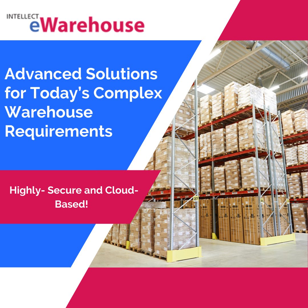 It's Wednesday, so you know what that means, it's #WarehouseWednesday!

Intellect #eWarehouse is a #WarehouseManagementSystem with comprehensive functionality to manage the Warehouse and CFS operations end-to-end!

IntellectTech.com/ewarehouse/

#Logistics #Software #CFS