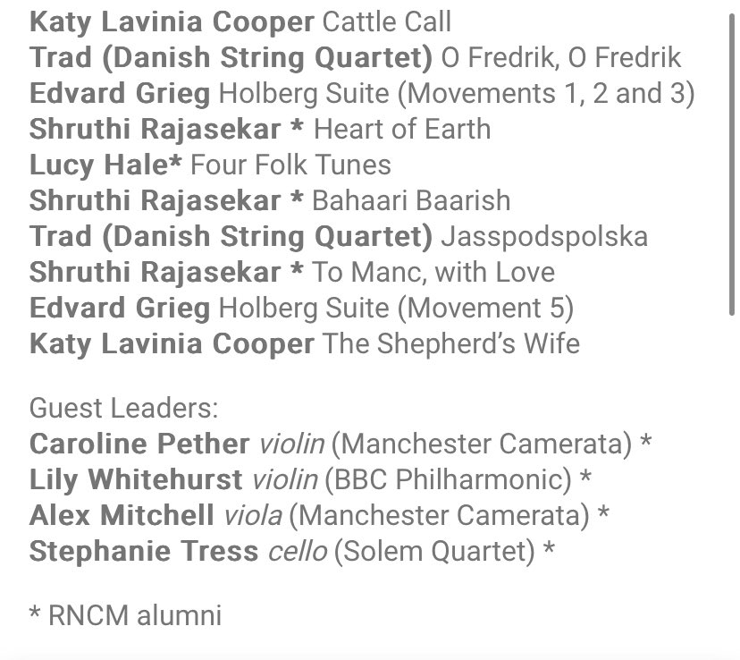 Tomorrow is a triple-premiere day! I had the chance to write three new pieces for @rncmlive ’s 50th birthday. Wish I were in Manchester to catch it live, but I’m looking forward to hearing the @BBCRadio3 recording. Happy birthday, RNCM! #rncm50 #newmusic