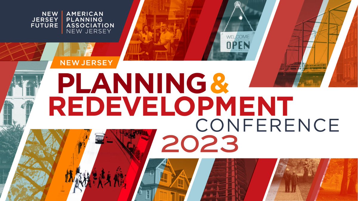 Good morning #NJPRC23 ! Listening to a great panel on redeveloping obsolete assets. Thanks @NewJerseyFuture and @NJ_Planning for putting together diverse speakers on wide ranging topics