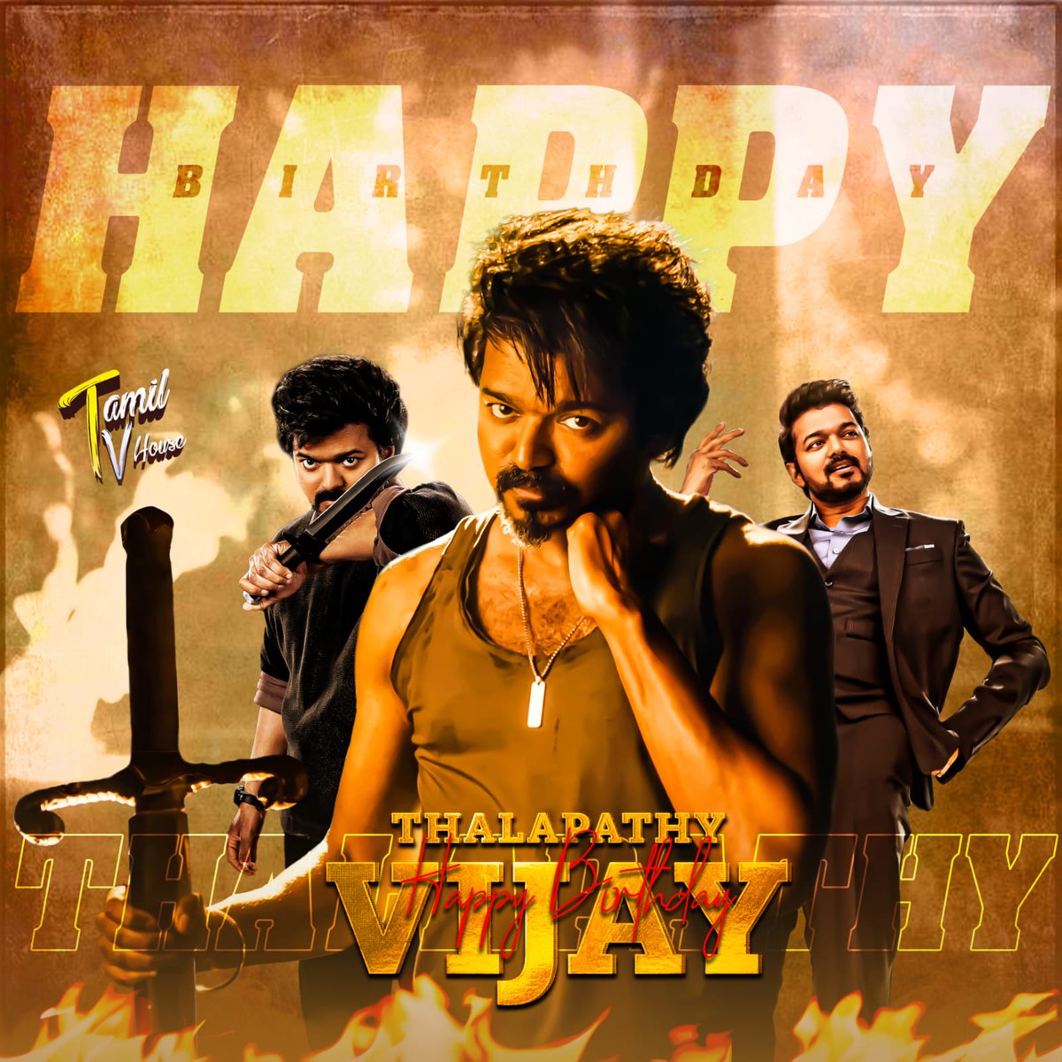 Happy to release the CDP designed by @tamiltvhouse
Wishing the self challenger of Tamil cinema 
Advance Happy Birthday #ThalapathyVijay 🎂 

#SAISANGO #TAMILTVHouse 
#HappyBirthdayThalapathy #HBDThalapathy
#HBDThalapathyvijay #ThalapathyVIJAYBdayCDP #ThalapathyVijayBirthday