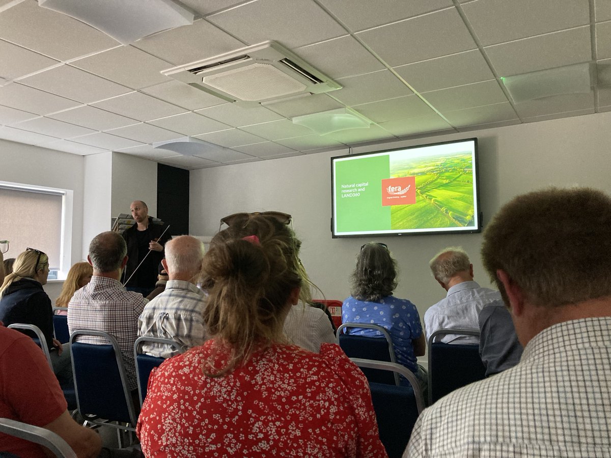 FeraScience's tweet image. We're thrilled to share that the #FeraScience team recently attended a Farm Walk event hosted by #SuffolkFWAG, where we had the opportunity to showcase our land-assessment service: #LAND360 to a diverse audience of farmers, agricultural experts, and industry leaders. 🌱