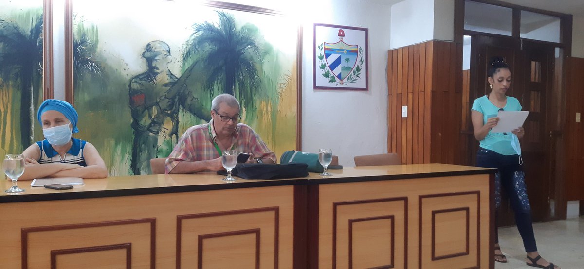 Citmagtm's tweet photo. Con la presencia de @JMartinCitmagtm, Leidys Citma Subdelegada de #CTI #MedioAmbiente #DOCIA y los trabajadores inició el #ForumDeCienciaYTécnica de la Delegación #CienciayTecnología #CienciaCubana #forumdecienciaytécnica #CitmaCuba https://t.co/GrF8FNJ9Ha
