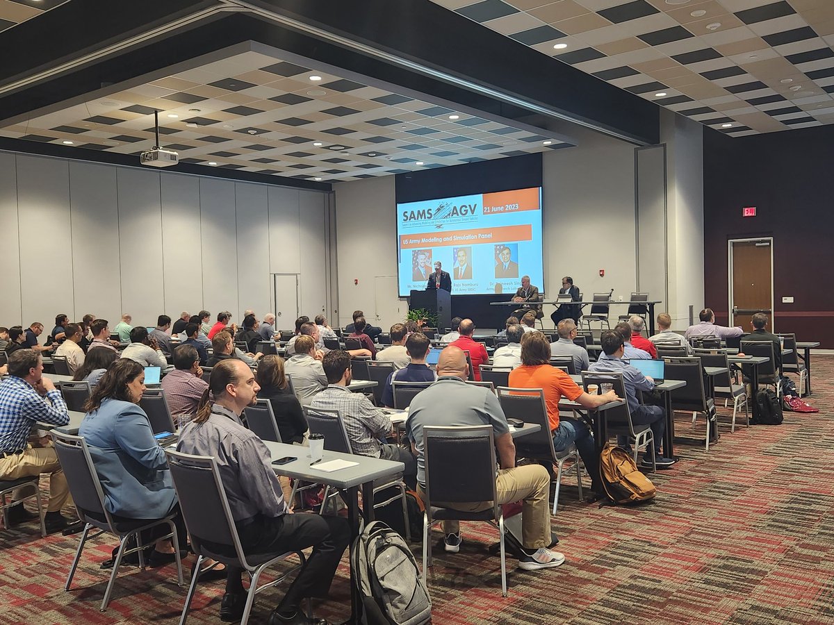 Center for Advanced Vehicular Systems - CAVS (@cavs_msstate) on Twitter photo Excited to kick off the first panel session for today, <a href="/USArmy/">U.S. Army</a> Modeling and Simulation with reps from <a href="/ArmyERDC/">U.S. Army ERDC</a> and <a href="/ArmyResearchLab/">U.S. Army DEVCOM Army Research Laboratory</a>. Excited to kick off the first panel session for today, <a href="/USArmy/">U.S. Army</a> Modeling and Simulation with reps from <a href="/ArmyERDC/">U.S. Army ERDC</a> and <a href="/ArmyResearchLab/">U.S. Army DEVCOM Army Research Laboratory</a>.