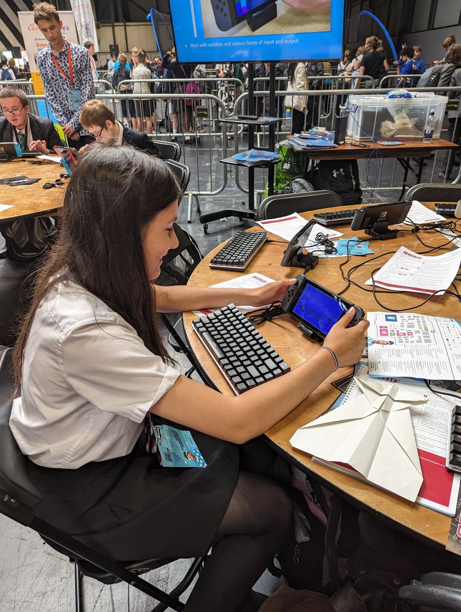 Our <a href="/WyedeanSchool/">Wyedean School & Sixth form centre</a> students have impressed <a href="/FUZEArena/">FUZE ⌨️</a> so much that they have said our girls were a delight to teach and produced some brilliant code at the <a href="/BigBangUKSTEM/">The Big Bang</a> Fair! "Some of the best of the day" - well done representing Wyedean so brilliantly girls!