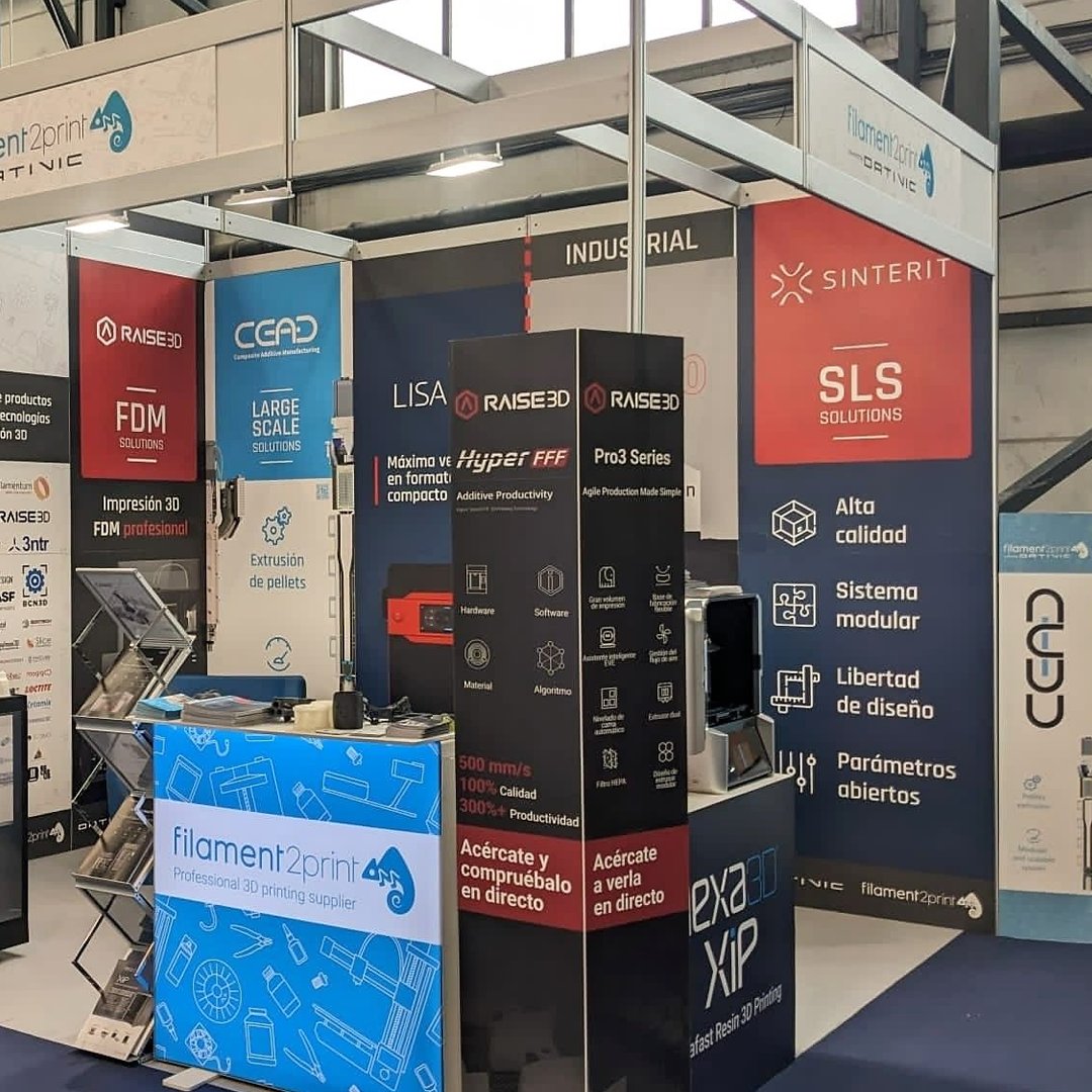 filament2print's tweet photo. 📌👉 Pasa por nuestro stand E01 en @MindtechVigo para ver las últimas innovaciones en #3Dprinting de marcas líderes del mercado como @Raise3D , @Sinterit , @Nexa3D , CEAD y más💥🤝
#3Dprinting #3dprint #mindtech2023 #mindtechvigo #dativic #filament2print https://t.co/ZTqO9fLwzN