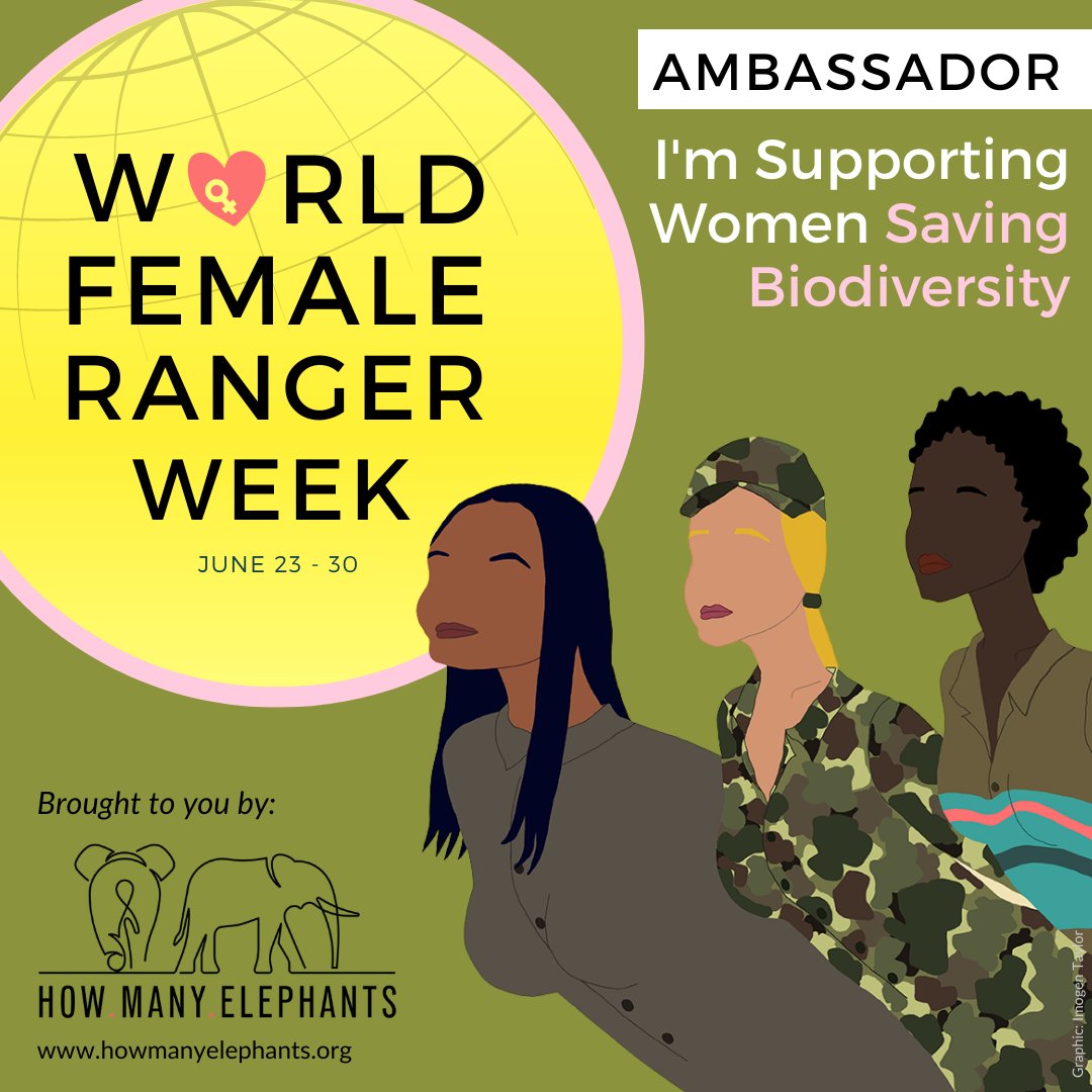 We're supporting @femalerangerwk on June 23-30 2023 to amplify the voices of female wildlife rangers on a global stage. Join Us! 
worldfemalerangerweek.org/?utm_source=tw… 
#worldfemalerangerweek2023