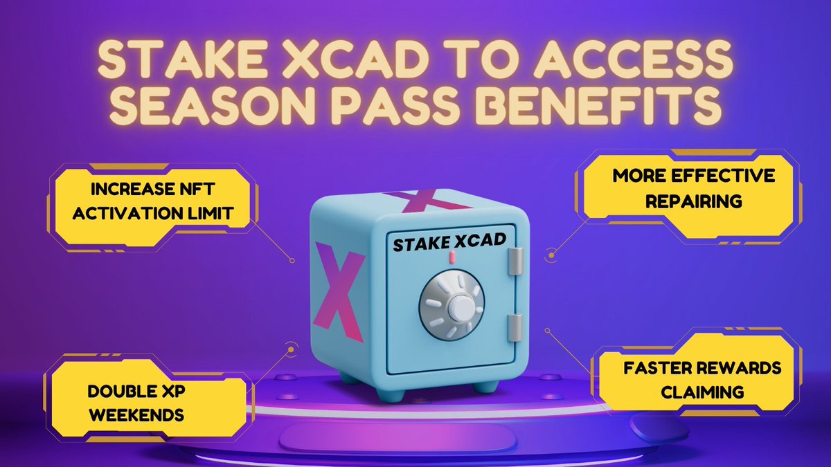 One of the things I'm looking forward to most is the $XCAD $PLAY season pass! 

This could take the $PLAY area and earnings to the next level, the sooner the better! #Watch2Earn