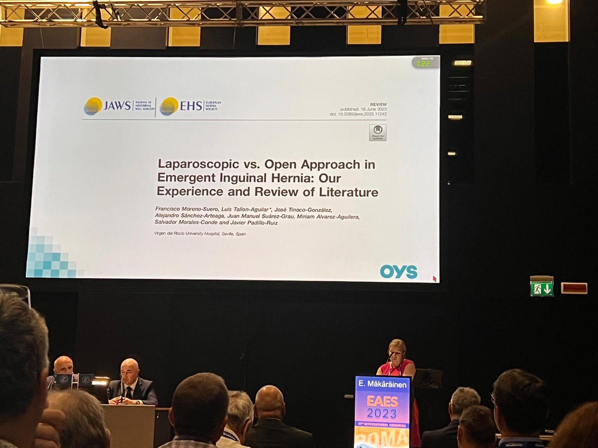 ltallona's tweet photo. Recién publicado y ya estamos en @EAES_eu @JoAWSurgery #EAES2023 https://t.co/cT5a19RS2n
