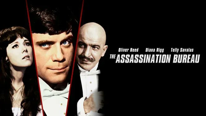 Specialising in all kinds of 'despatches' #OliverReed #DianaRigg #TellySavalas THE ASSASSINATION BUREAU (1969) 5:40pm comedy #TPTVsubtitles