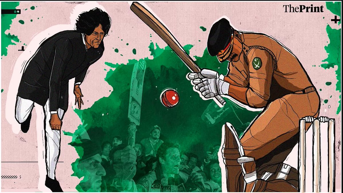 The cartoon says it all. It's all about Khan vs. the military.