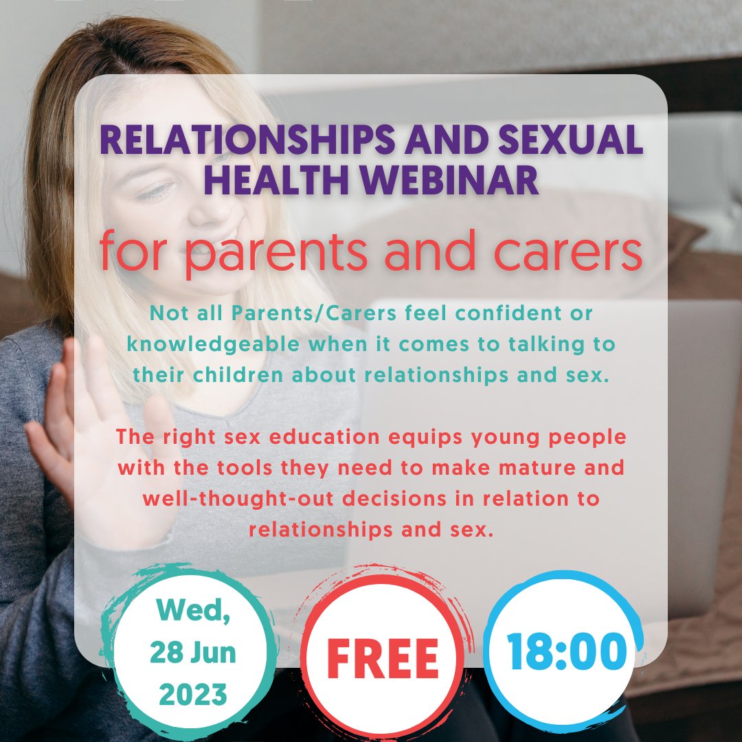CALLING ALL PARENTS AND CARERS!

Not all Parents/Carers feel confident or knowledgeable when it comes to talking to their children about relationships and sex.

Lets Talk About It are offering a FREE webinar for Parents and Carers, visit our website - letstalkaboutit.nhs.uk/webinars