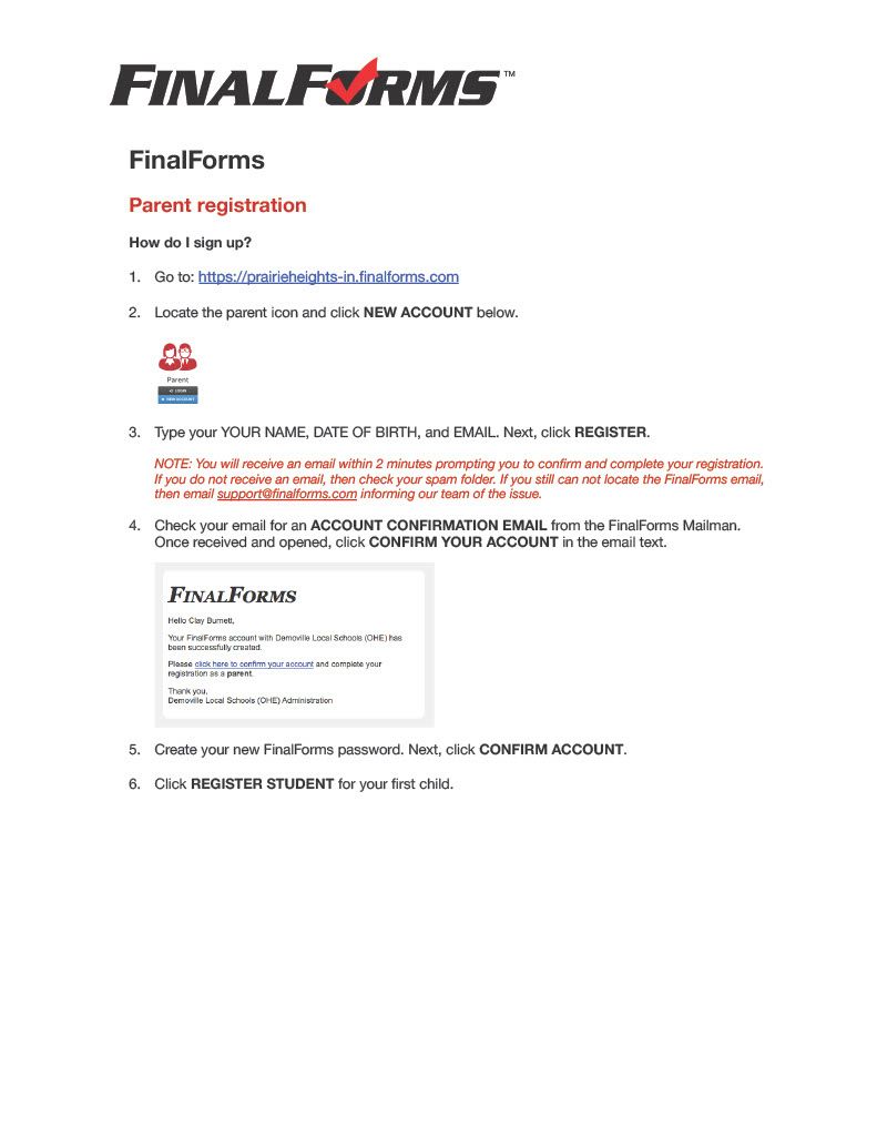 pr_heightsAD's tweet photo. Attention:  Parents of Prairie Heights HS and MS 2023-2024 school year athletes!

Please take a few minutes to sign your child up on FinalForms.  

Begin by going to https://t.co/cbCsTDmH6S and click on new account if this is your first time using FinalForms. https://t.co/Vatel0bYdW