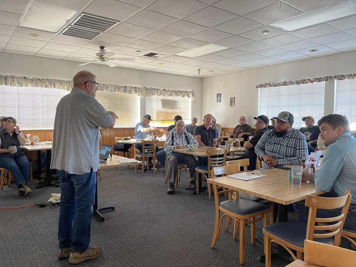 Our last IPM breakfast meeting-8th one, for this year. Dr. Robert VanSteenwyk is delivering a talk on husk fly. Thanks to all participants, 35-55 attendees per meeting. Very happy with the support from the growers, PCAs, and industry. See you in the next March. <a href="/UCIPM/">UC Statewide IPM Program</a> <a href="/ucanr/">Ag&Natural Resources</a>