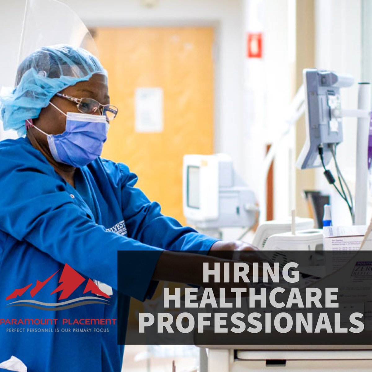 Healthcare professionals are in high demand so let Paramount Placement find your next qualified candidate today!

#staffing #staffingagency #staffingsolutions #employment #employmentopportunities #hiring #healthcareprofessional