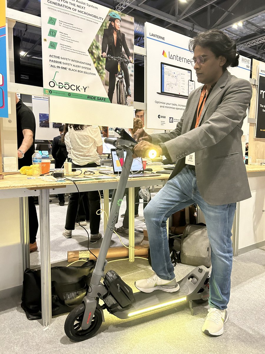 What a great day to be at #MOVE2023 and launch our aRAS lite SW/HW kit. Yes DOCK-Y now comes as iOS and android . We struggled with a right fit HMI solution and thought nothing can beat a smart phone . Come and talk to us at S80