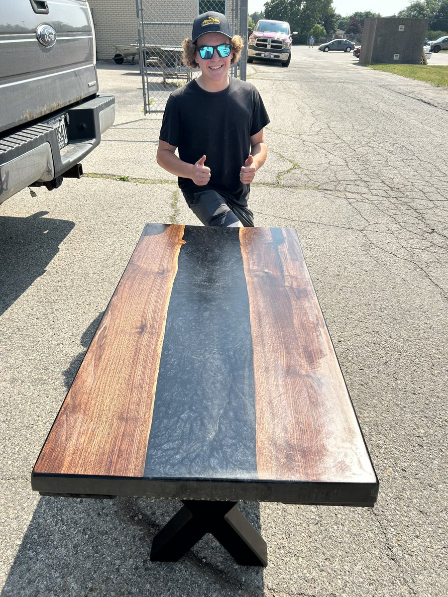 PaulDawson@MrDTechEd (@pauldawsonmrdt1) on Twitter photo Mr Dawson’s G10 student Brody M finishes the largest epoxy project in school history!! 3” of dark walnut and 5 gallons of epoxy make up this beautiful coffee table. Real skills lead to real careers. <a href="/SHSM_TVDSB/">@SHSM_TVDSB</a> <a href="/LordDorchester/">Lord Dorchester SS</a> <a href="/LimitlessEpoxy/">Limitless Epoxy</a> @tvdsb Mr Dawson’s G10 student Brody M finishes the largest epoxy project in school history!! 3” of dark walnut and 5 gallons of epoxy make up this beautiful coffee table. Real skills lead to real careers. <a href="/SHSM_TVDSB/">@SHSM_TVDSB</a> <a href="/LordDorchester/">Lord Dorchester SS</a> <a href="/LimitlessEpoxy/">Limitless Epoxy</a> @tvdsb