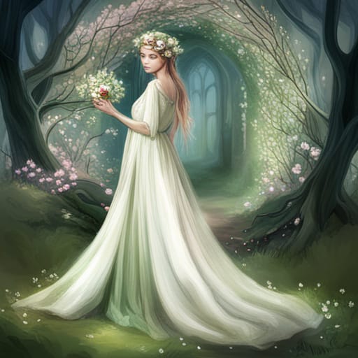 Forest fairy
@nightcafestudio #stablediffusion #texttoimage #digitalart #FairyVibes #flowergoddess #forestfairy #flowerfairy #jasmine #bride #whitegown #tiara