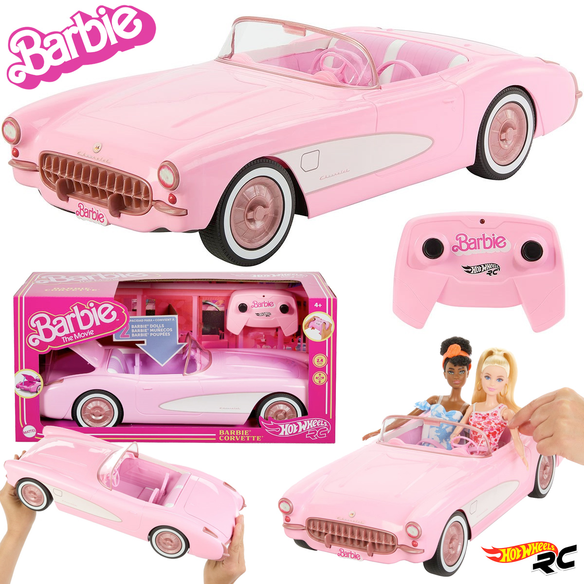 Dado Ellis on X: Carro Hot Wheels RC Corvette Rosa com controle remoto do  filme Barbie The Movie no BdB:  #Barbie #BarbieMovie  #BarbieTheMovie  / X