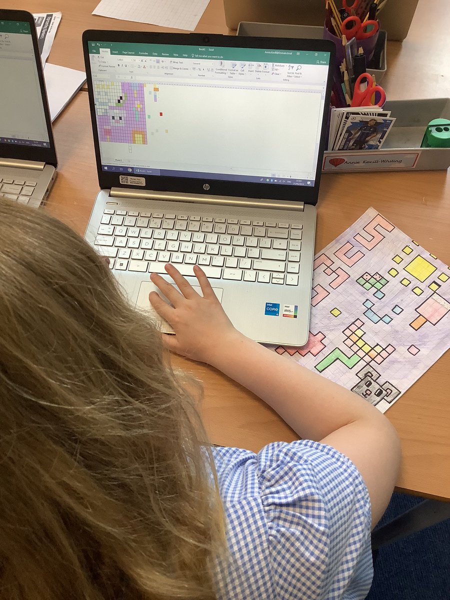 MPPS_Wirral's tweet photo. Year 4 have had great fun creating their own piece of pixel art in Computing. Take a look at some of their amazing designs. #mppscomputing #mppsyear4 https://t.co/AlZ18nFs6d