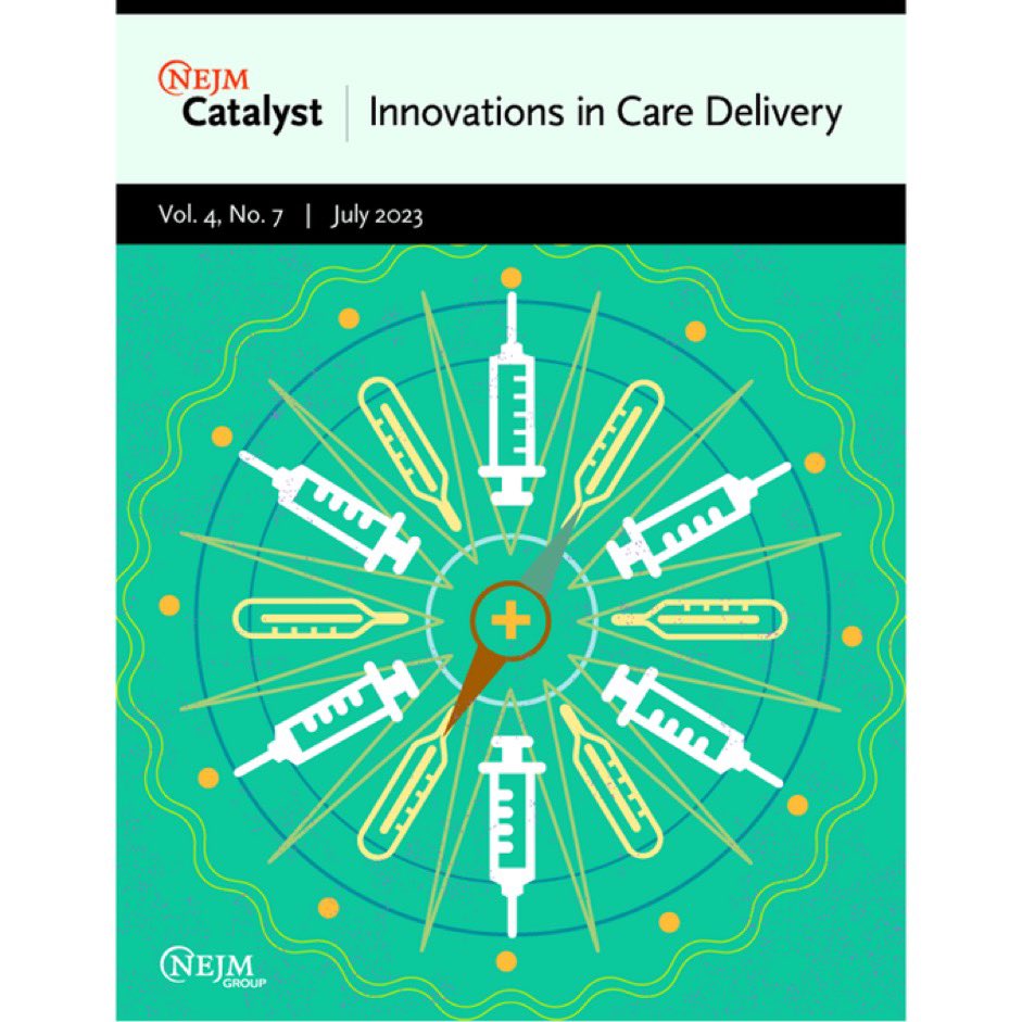 Seguimos generando evidencia para avanzar en #DigitalHealth. El proyecto HOPE, innovación en oncología, liderado por la Dra.@Cris_Carames, diseñado en colaboración con @UICOquironsalud y en marcha en la #Red4H, en la edición de julio de @nejmcatalyst catalyst.nejm.org/doi/full/10.10…