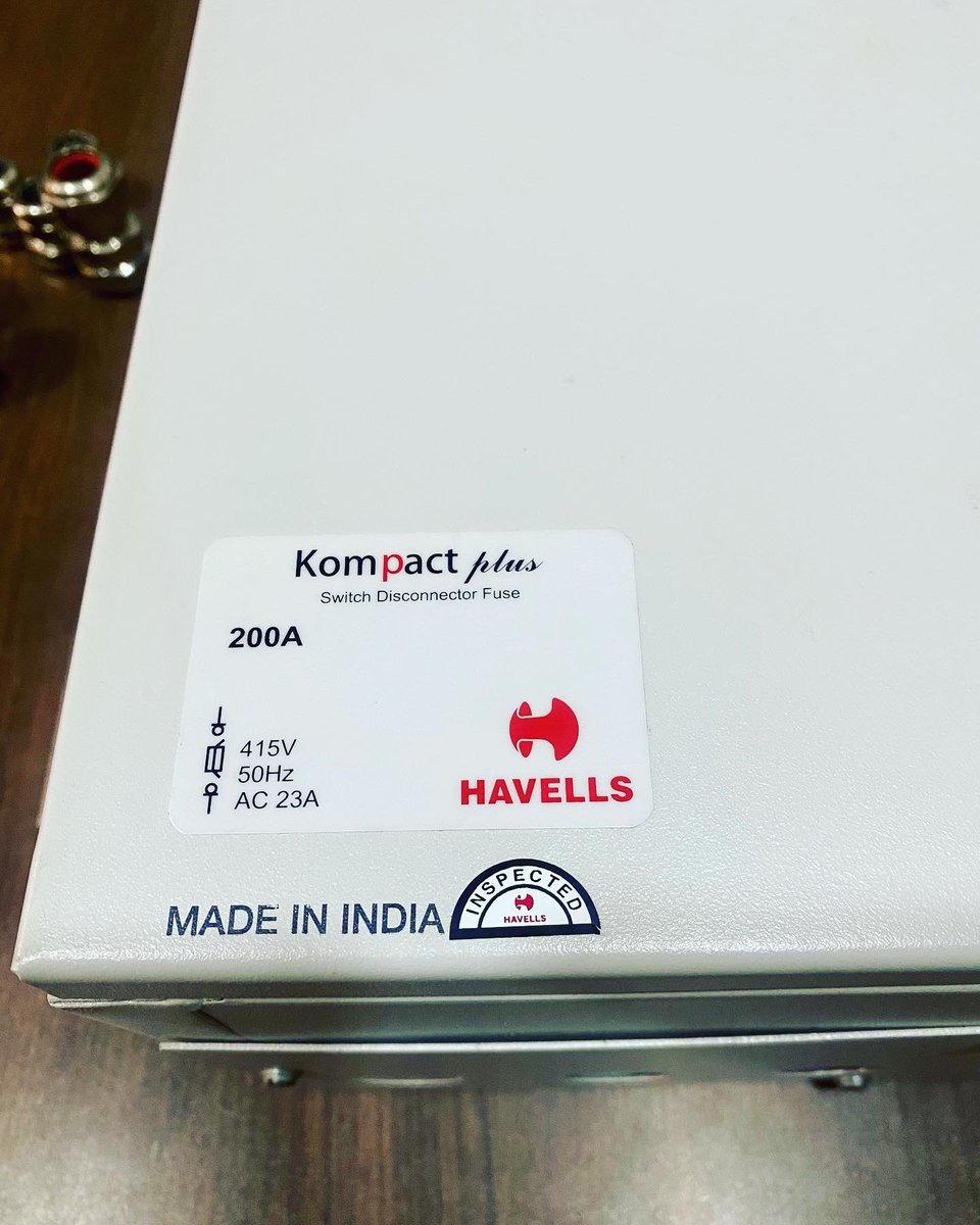 HAVELLS 200A TPN is in stock!

Call or WhatsApp us to place your orders on 0263-721-936, 055-845-8337

#Utility #Products #HAVELLS #TPN #Switch #Disconnector #Fuse #GhanaHomes #HotelsInGhana #Ghanaians #Accra #Tarkwa #Takoradi #Ghana