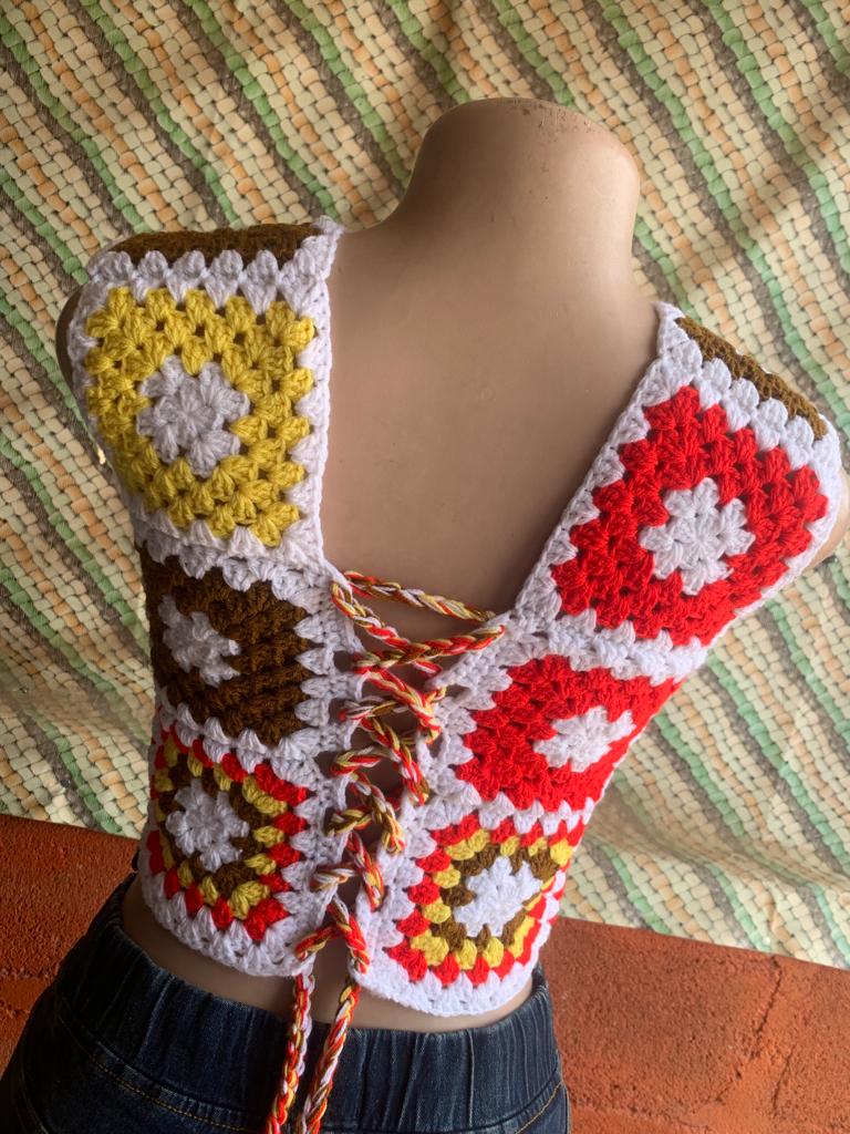 Creating something beautiful with my own two hands is truly rewarding ❤️ Check out my latest crochet project🤗🤗 I love it😘 #handmade #crochetlife #profileclick #crochetaddict #Colors #crochet 
.
.
PS: Please don't mind the bandage on the breast 🤗😂
