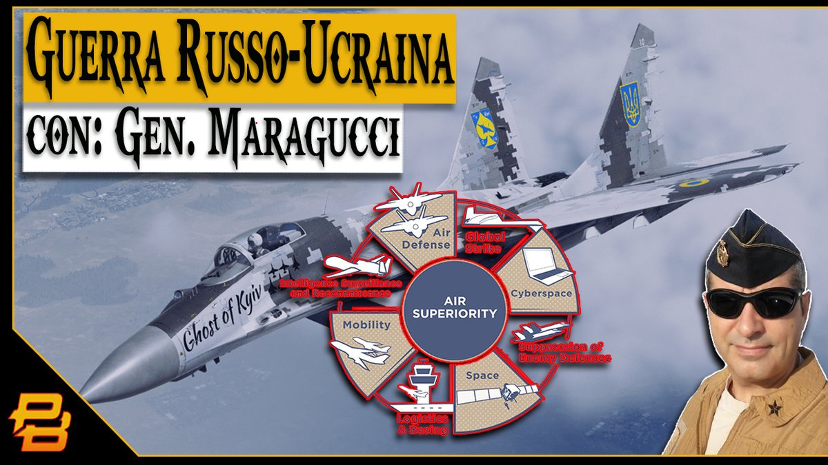 Parabel66836534's tweet photo. Live mercoledi 21/06/2023 alle ore 21:00 ⁍ Guerra Russo-Ucraina - Supremazia aerea? Con: Gen. G. Maragucci & T. Ciocchetti https://t.co/1nNI1EcfPk #guerraucraina #airsupremacy #dottrine https://t.co/aBYFM80DnC
