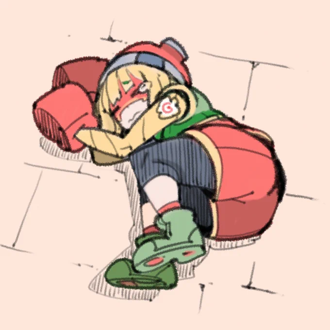 次こそ2だ!でも今日は泣く!(昔描いた絶望ミェンミェン)
