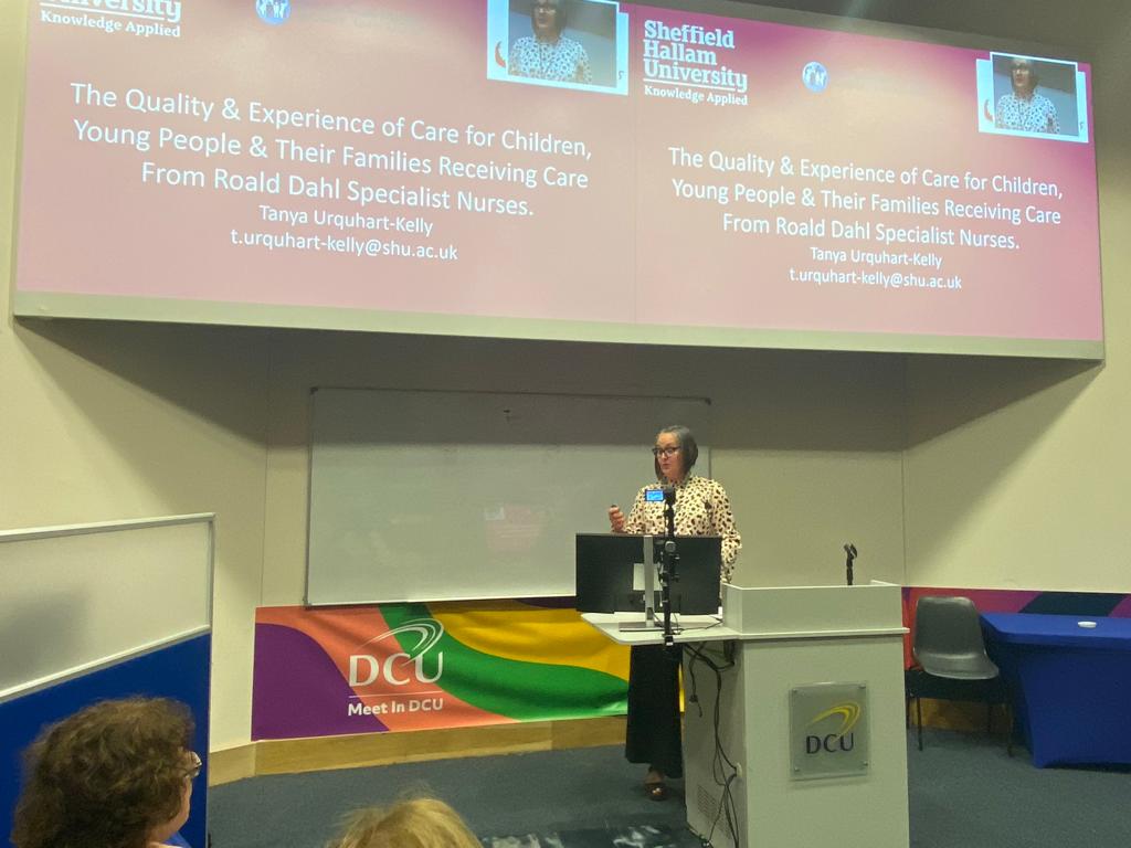 Great day @IFNAorg #IFNC16 presenting the findings from phase 2 of our research project evaluating the role, impact & contribution of Roald Dahl specialist nurses, specifically the quality & experience of care for CYP & their families @sheffhallamuni @hjmonks @lesaunders08