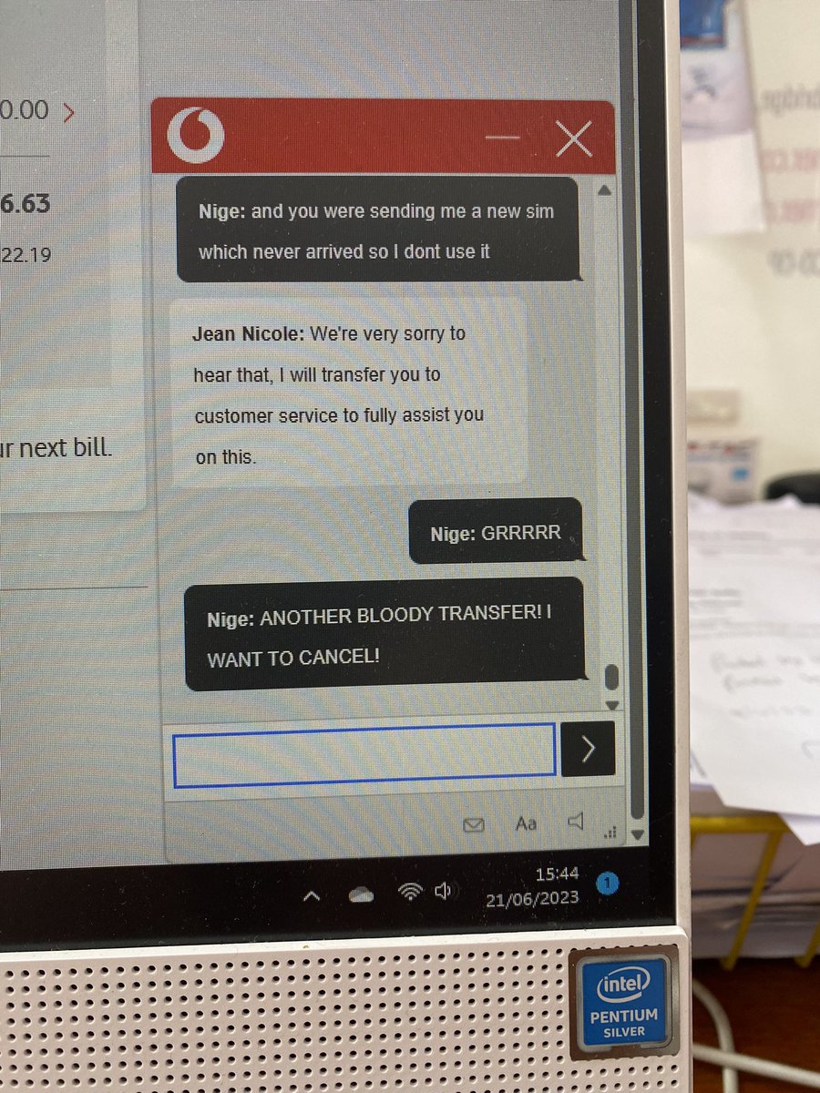 IronbridgeAAC's tweet image. This is the 3 person I’ve been transferred to @VodafoneUK and yes I’m very angry 🤬 #pisstake
