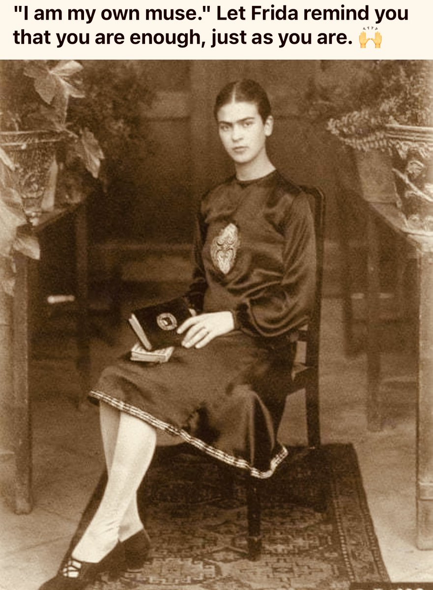 The great Frida Kahlo. “I am my own muse.” #art #womeninart