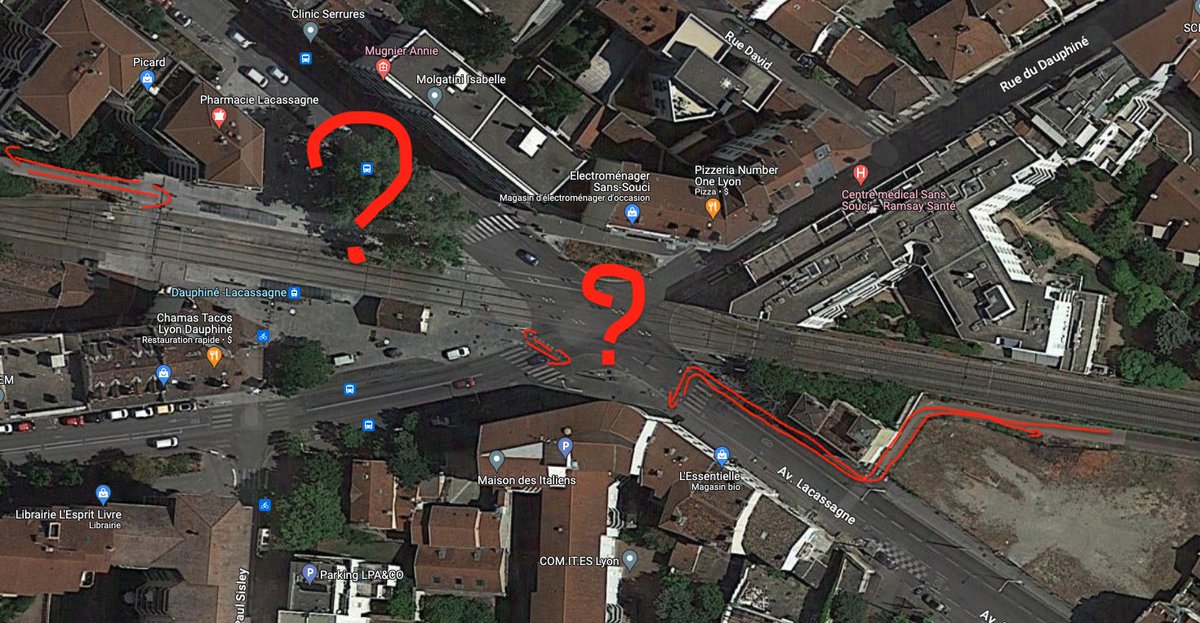 cyclyon's tweet photo. 🙏Mille mercis de militer pour un aménagement cyclable digne de ce nom, sur ce carrefour Dauphiné/LaCassagne, particulièrement dangereux pour les cyclistes, et très inconfortable pour les piétons #PiétonRoi #VL10 #VL11 https://t.co/feUrlRqO5A