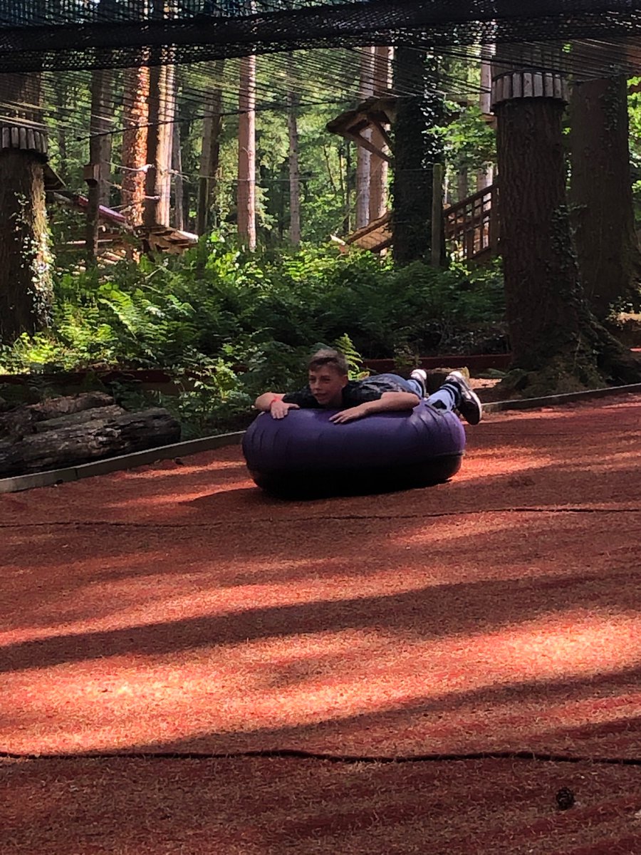 HallPeel's tweet image. Such a fabulous day at Zip World! The children have been on tree top nets to start the day!