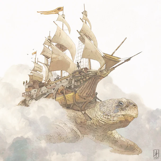 Through the clouds and beyond