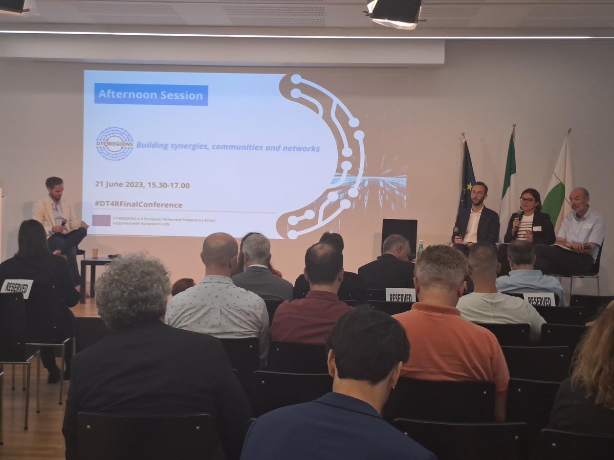 DT4REGIONS's tweet photo. 🙌Thank you to all of our sister projects who featured in our 2nd session across 3 panels!
It was great to hear about forming communities and cooperation with other EU initiatives.
#DT4RFinalConference https://t.co/bqvlbUssRL