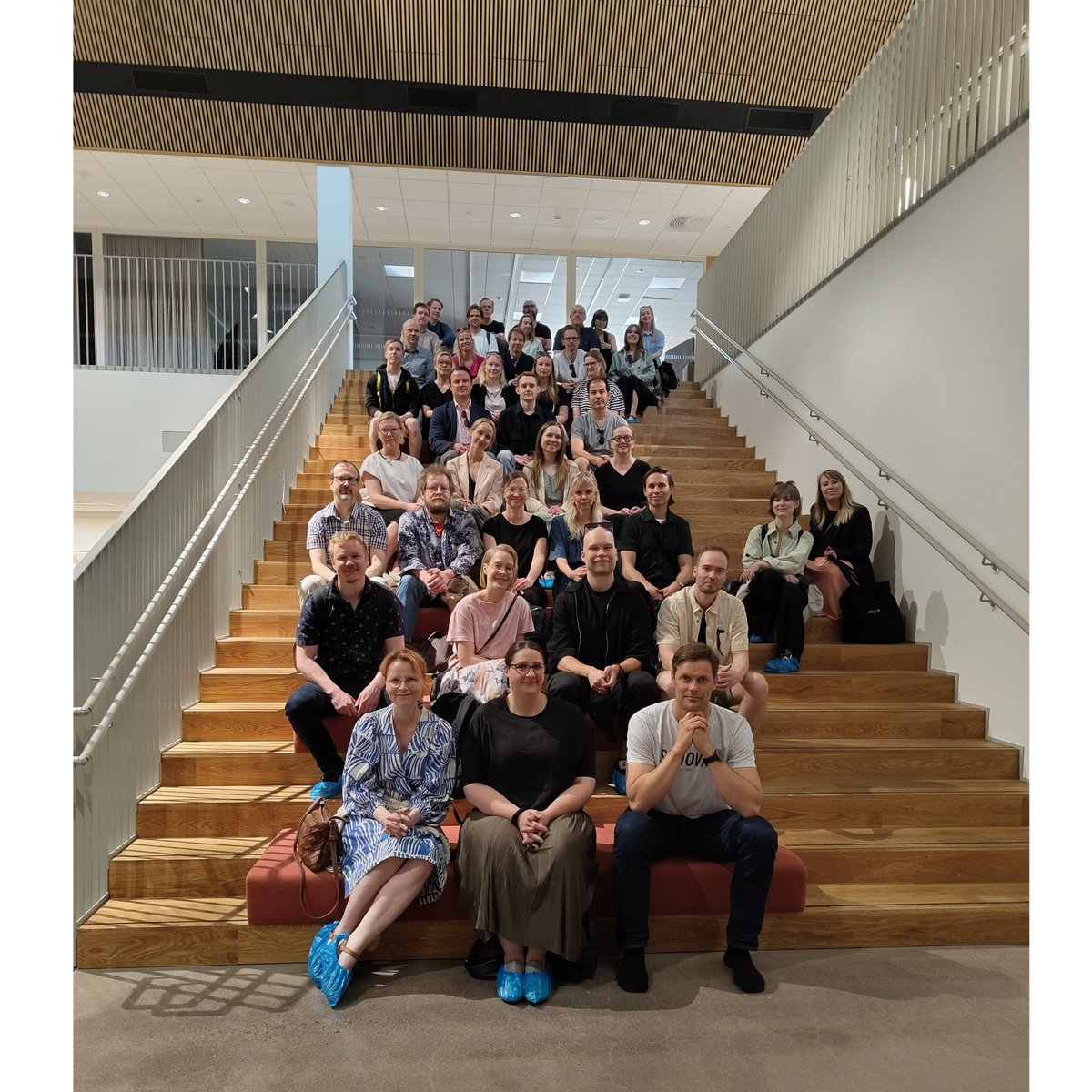 The perfect sunny weather got Verstas Team attuned to the summer holiday season which is right around the corner! We visited two recently completed projects of Verstas. The day was completed with a dinner, sauna and first dippings into the (still ice cold) sea at <a href="/Hanaholmen/">Hanasaari-Hanaholmen</a>.