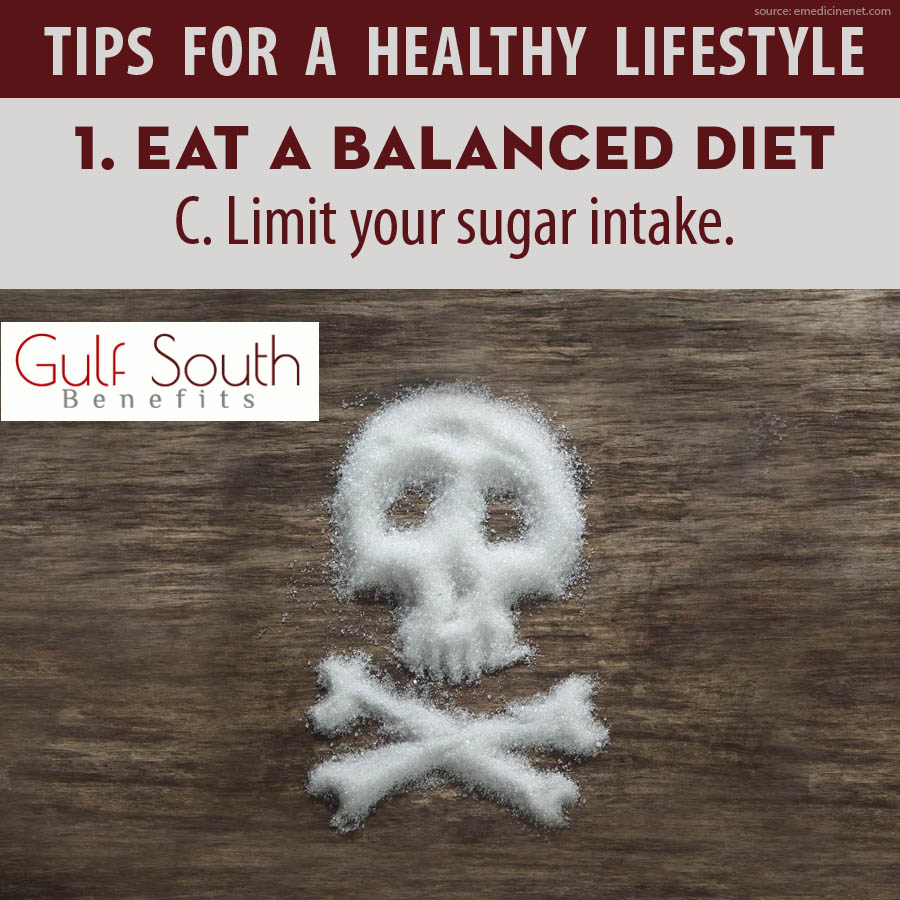Limit your sugar intake to 50 grams or about 12 teaspoons a day. Reducing sugar intake reduces your likelihood of developing diabetes, heart disease, stroke, and some cancers.

gulfsouthbenefits.com
#gulfsouthbenefits #insurance #lifeinsurance #groupinsurance #healthinsurance