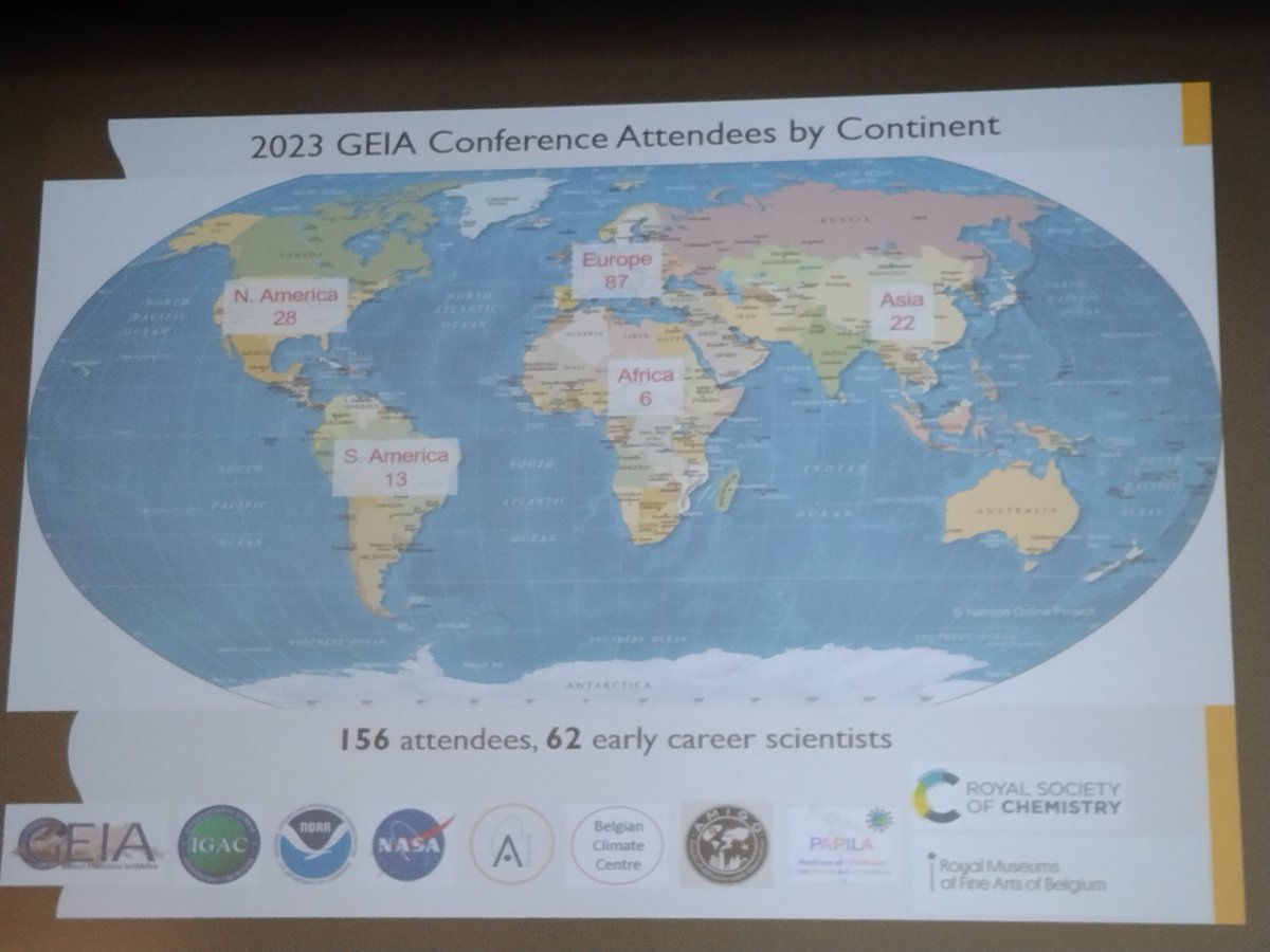 South American researchers present in the Global Emissions Initiative #GEIA2023 conference in Brussels, thanks to international collaboration @IGACProject #PAPILA project papila-h2020.eu/papila