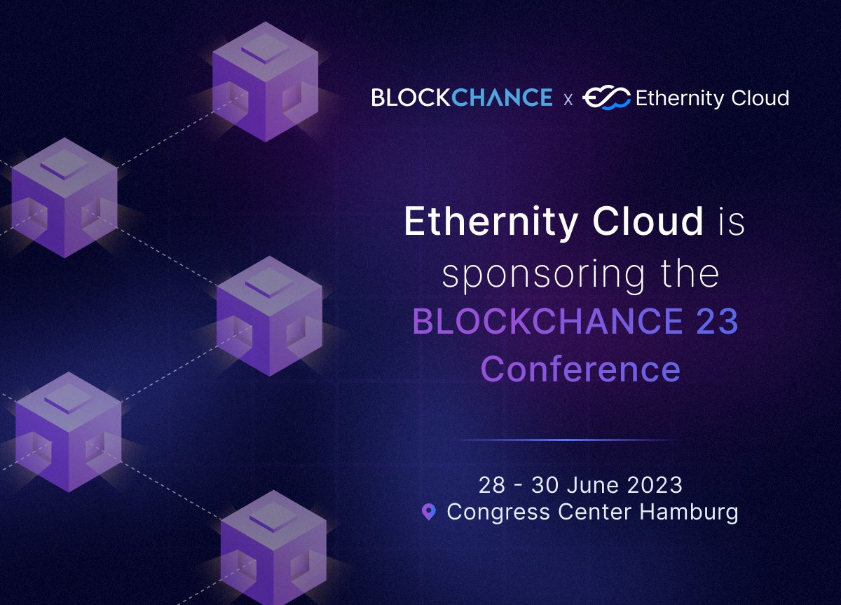 Ethernity Cloud is proud to be sponsoring the BLOCKCHANCE 23 conference.
We will have a presentation to spread the word of decentralized confidential computing.
Meet us at our booth: 28 - 30 JUNE 2023 - CONGRESS CENTER HAMBURG
blockchance.eu
#ethernitycloud #blockchance